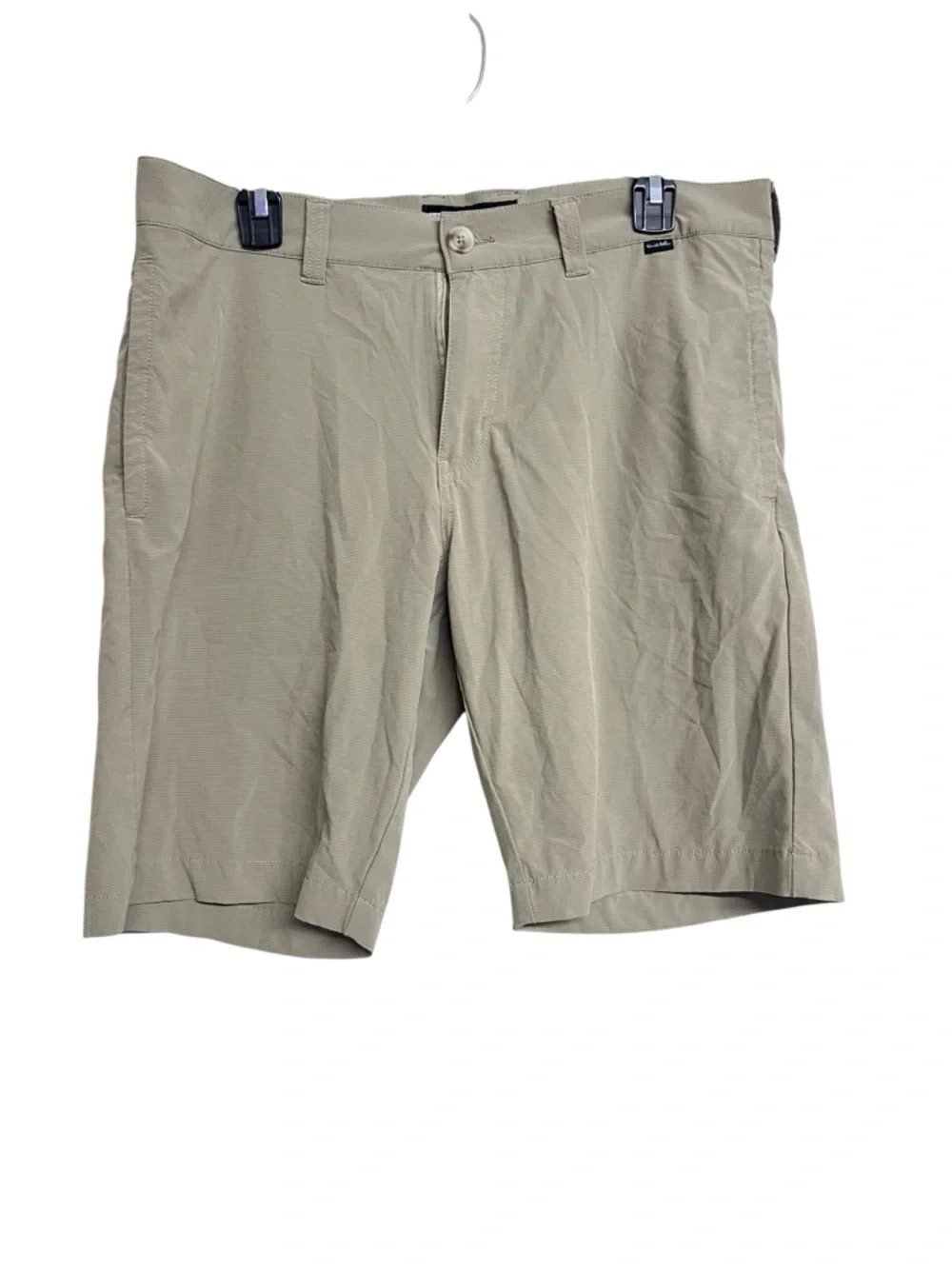 Travis Mathew Men's Tan Flat-Front Shorts